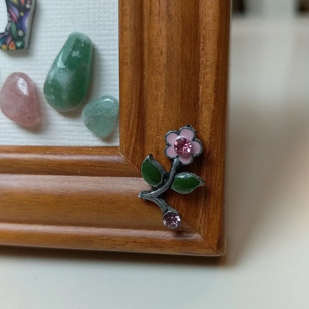 Pug or Bulldog art framed jewelry art jewelry collage mosaic Crossposted Home - Picture 4 of 11